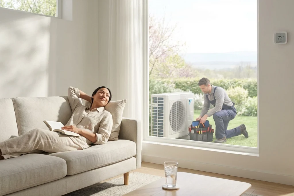 Spring HVAC maintenance preventing cooling season problems